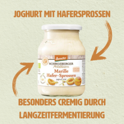 Joghurt mit Hafersprossen