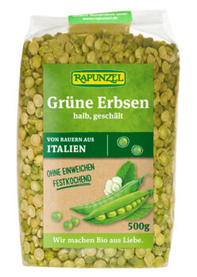 Produktfoto zu Erbsen 500g