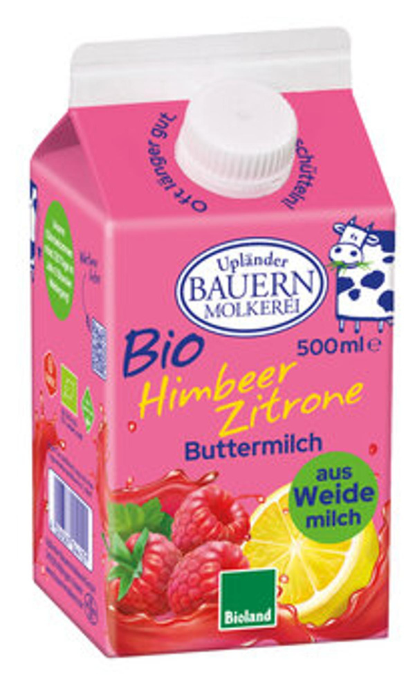 Produktfoto zu Buttermilch Himbeer-Lemon 0,5l