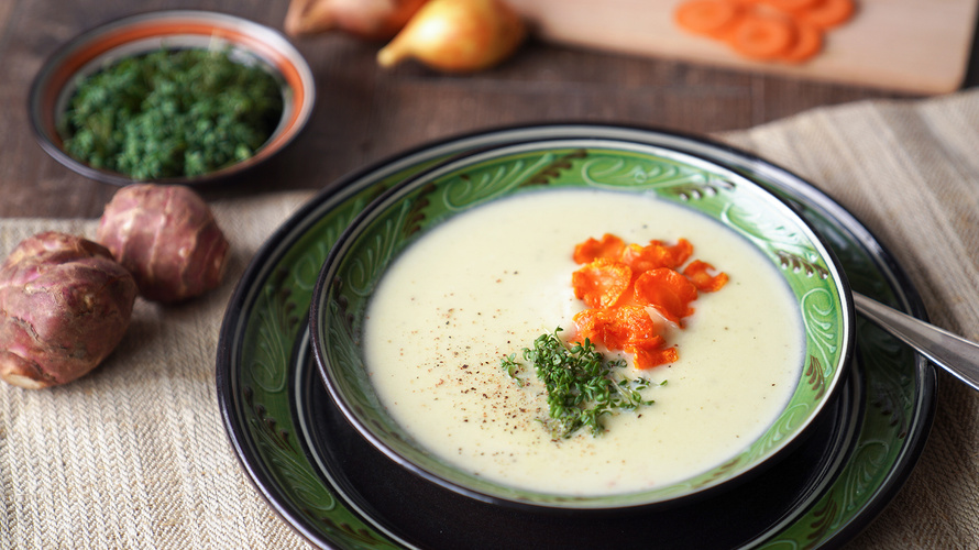 Rezeptbild für Topinambur-Cremesuppe 