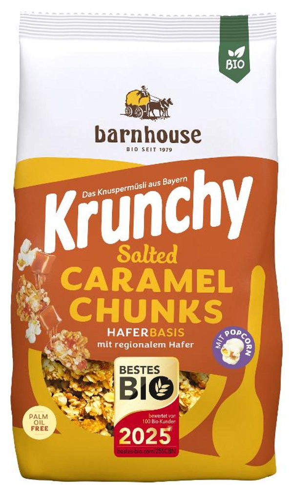 Produktfoto zu Müsli Krunchy Salted Caramel Chunks 500g