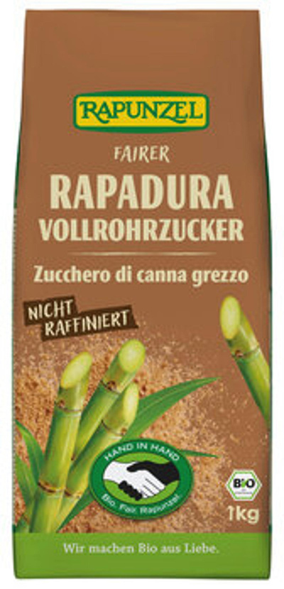 Produktfoto zu Vollrohrzucker 1kg