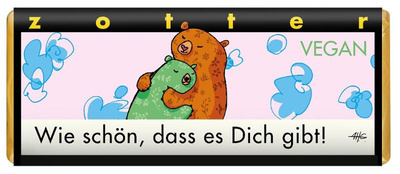 Produktfoto zu Schokolade "Wie schön, dass es dich gibt"