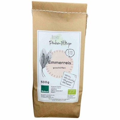 Produktfoto zu Emmerreis geschliffen 500g
