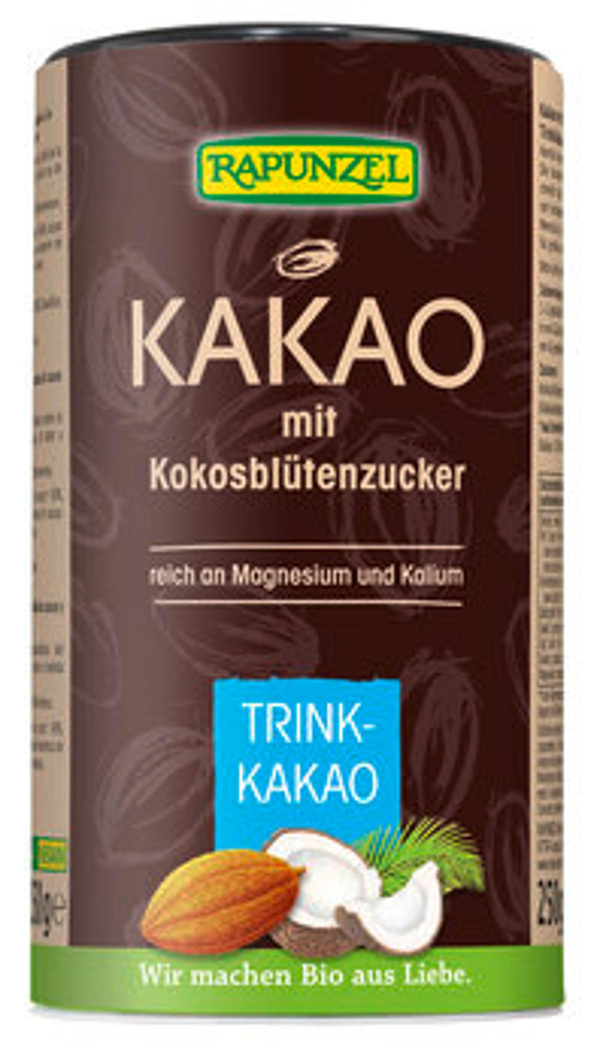 Produktfoto zu Trinkkakao mit Kokosblütenzucker 250g
