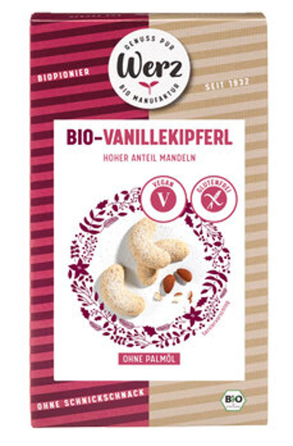 Produktfoto zu Vanille Kipferl glutenfrei