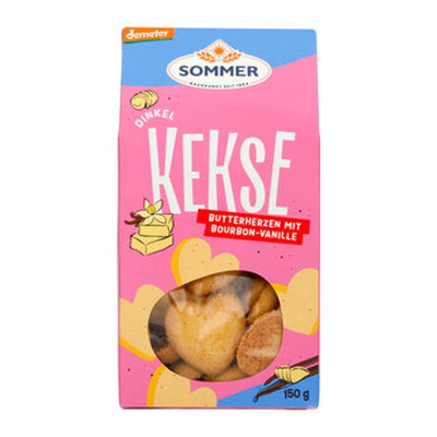 Produktfoto zu Dinkelbutterkeks in Herzform