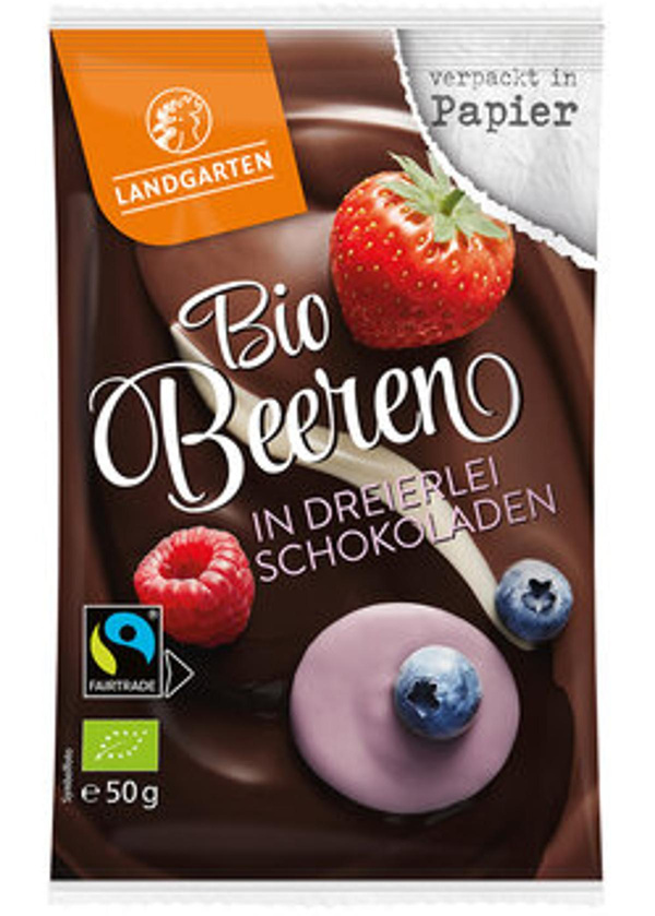 Produktfoto zu Beeren in dreierlei Schokoladen