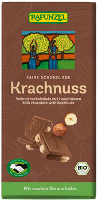 Produktfoto zu Schokolade Vollmilch Krachnuss
