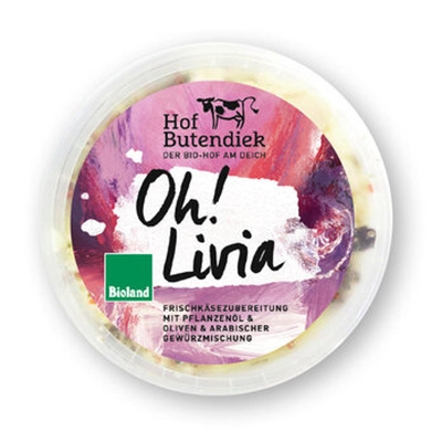 Produktfoto zu Oh! livia Frischkäse, 150 g