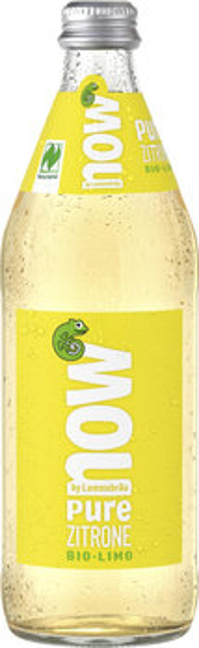 Produktfoto zu now Pure Zitrone 0,5l