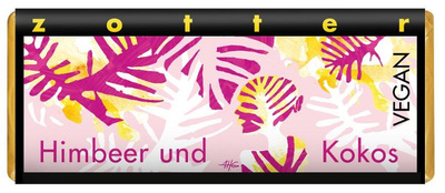 Produktfoto zu Schokolade "Himbeer Kokos"