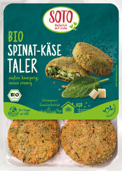 Produktfoto zu Spinat Käse Taler, 180g