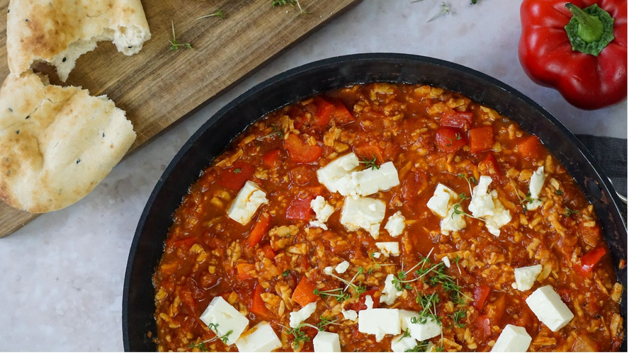 Rezeptbild für Griechische Paprika-Pfanne 