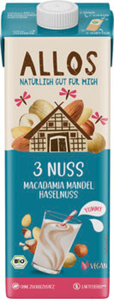 Produktfoto zu Drei Nuss Drink, 1l