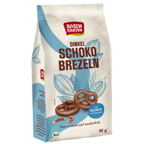 Produktfoto zu Dinkel-Schokobrezeln