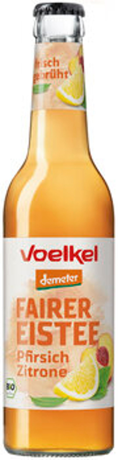 Produktfoto zu Eistee Pfirsich Zitrone,0,5l