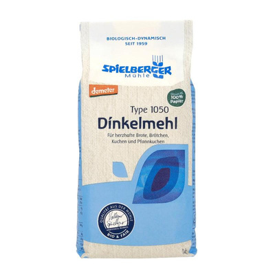 Produktfoto zu Spielberger Mühle Dinkelmehl 1kg Type 1050