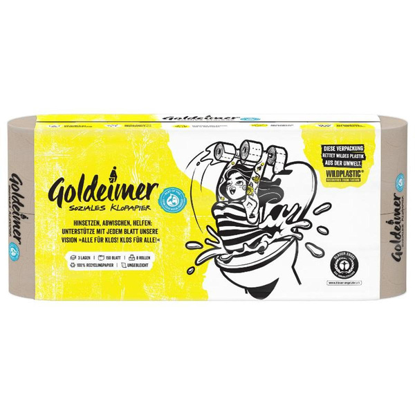 Produktfoto zu Klopapier recycled 3-lagig