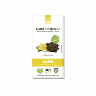 Produktfoto zu Dattel Schokolade Zitrone
