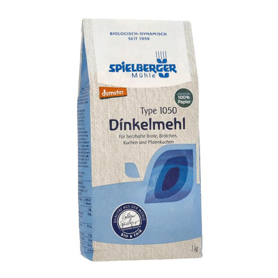 Produktfoto zu Spielberger Mühle Dinkelmehl 1kg Type 1050