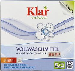 Produktfoto zu Vollwaschmittel sensititve 1kg von Klar