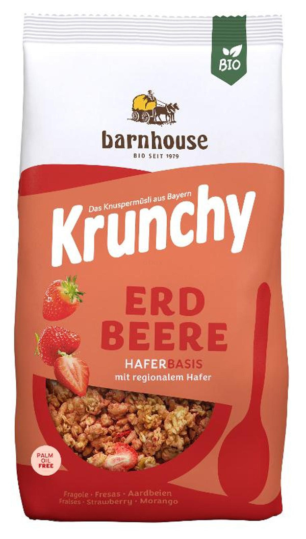 Produktfoto zu Müsli Krunchy Erdbeere 375g