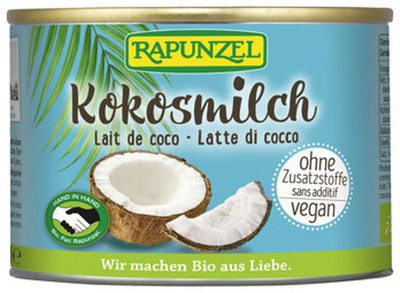 Produktfoto zu Rapunzel Kokosmilch 200ml