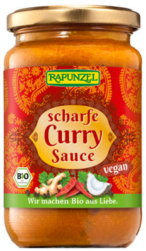 Produktfoto zu Curry-Sauce scharf 330ml