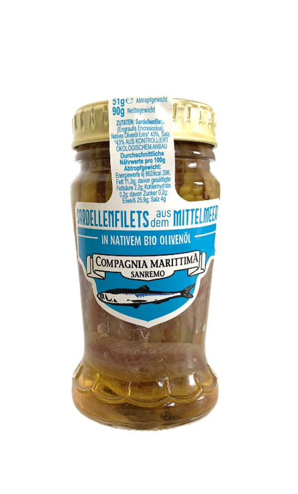 Produktfoto zu Sardellenfilets Natur