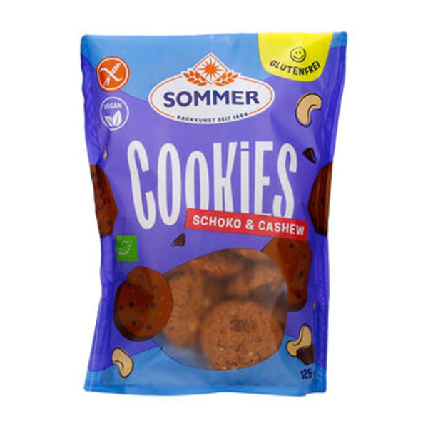 Produktfoto zu Cookies Schoko Cashew glutenfrei