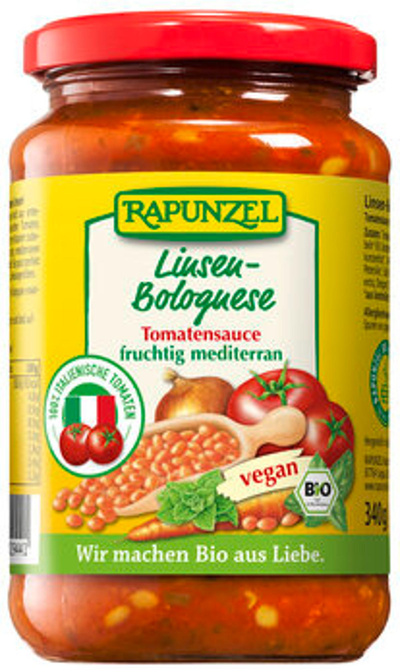 Produktfoto zu Tomatensauce Linsen-Bolognese 325ml