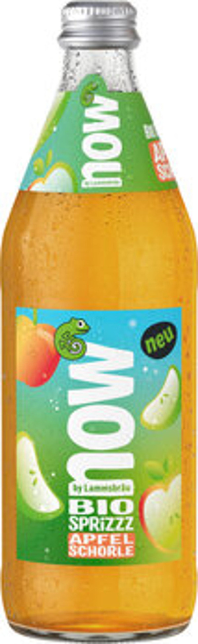 Produktfoto zu now Sprizz Apfelschorle 0,5l
