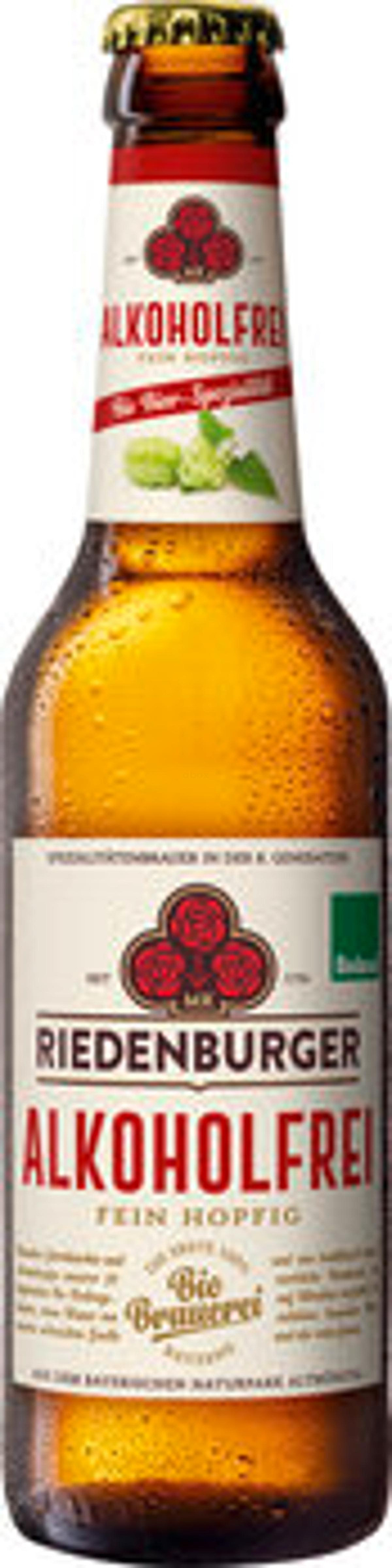 Produktfoto zu Riedenburger alkoholfrei 0,33l