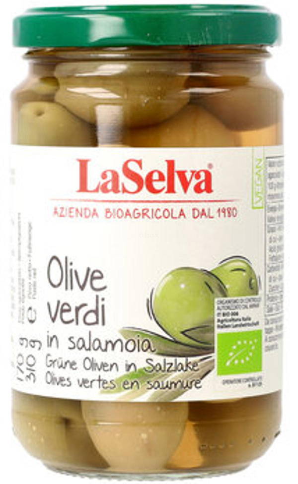 Produktfoto zu Grüne Oliven mit Stein 310g