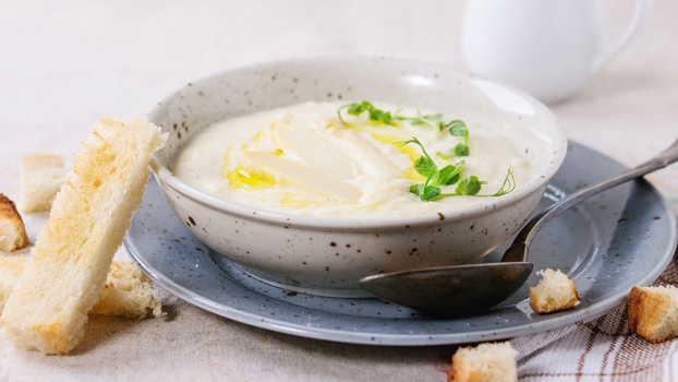 Rezeptbild für Spargelcremesuppe
