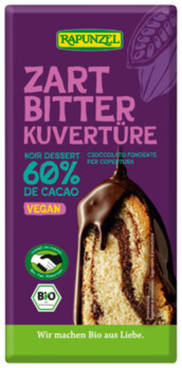 Produktfoto zu Kuvertüre Zartbitter 200g