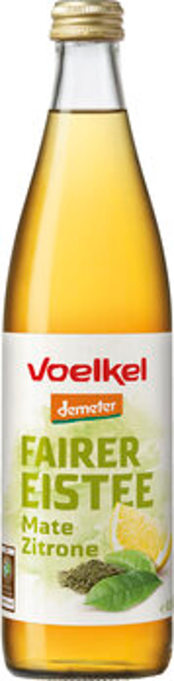 Produktfoto zu Eistee Mate Zitrone 0,5l