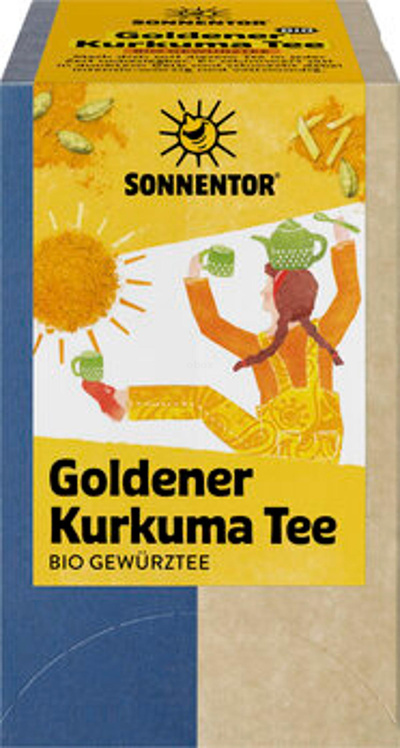 Produktfoto zu Gewürztee Goldener Kurkuma Tee