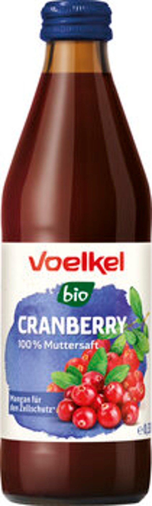 Produktfoto zu Cranberrysaft 0,33l