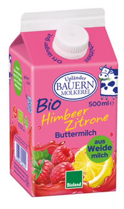 Produktfoto zu Buttermilch Himbeer-Lemon 0,5l