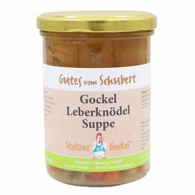 Produktfoto zu Gockel Leberknödelsuppe