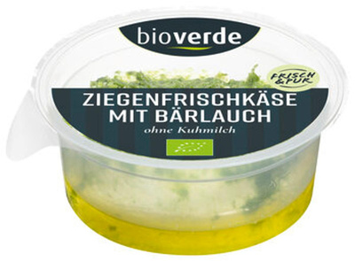 Produktfoto zu Ziegen Frischkäse Bärlauch, 100g