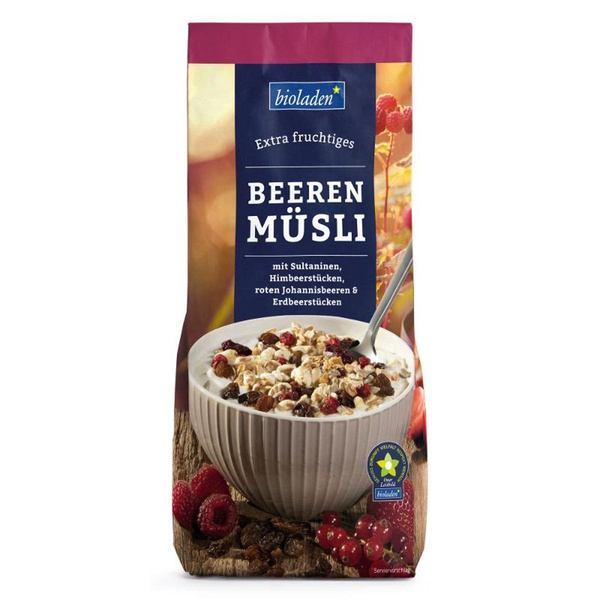 Produktfoto zu bioladen Müsli Beeren 750g