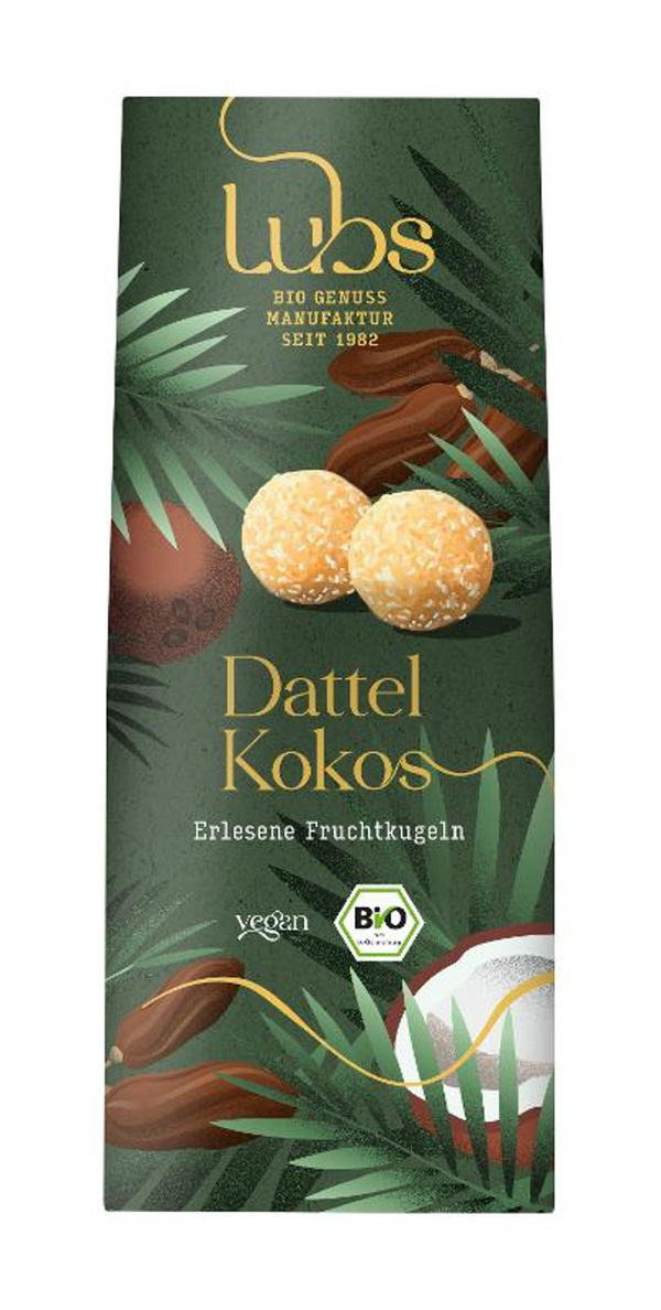 Produktfoto zu Dattel Kokos Konfekt 100g