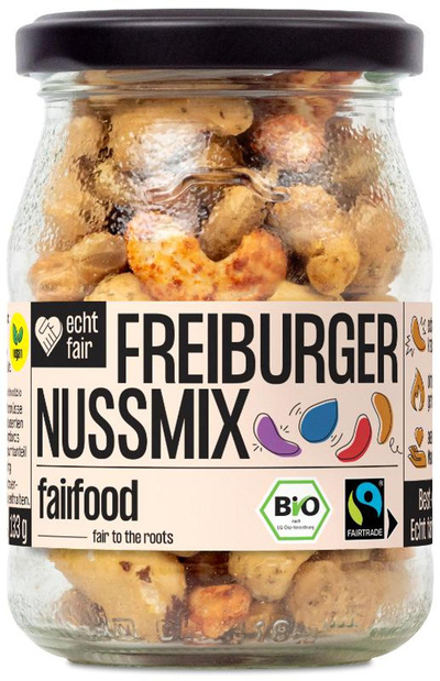 Produktfoto zu Fairer Nussmix, geröstet & bunt gewürzt
