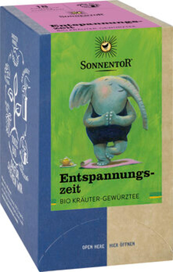 Produktfoto zu Kräuter-Gewürztee Entspannungstee