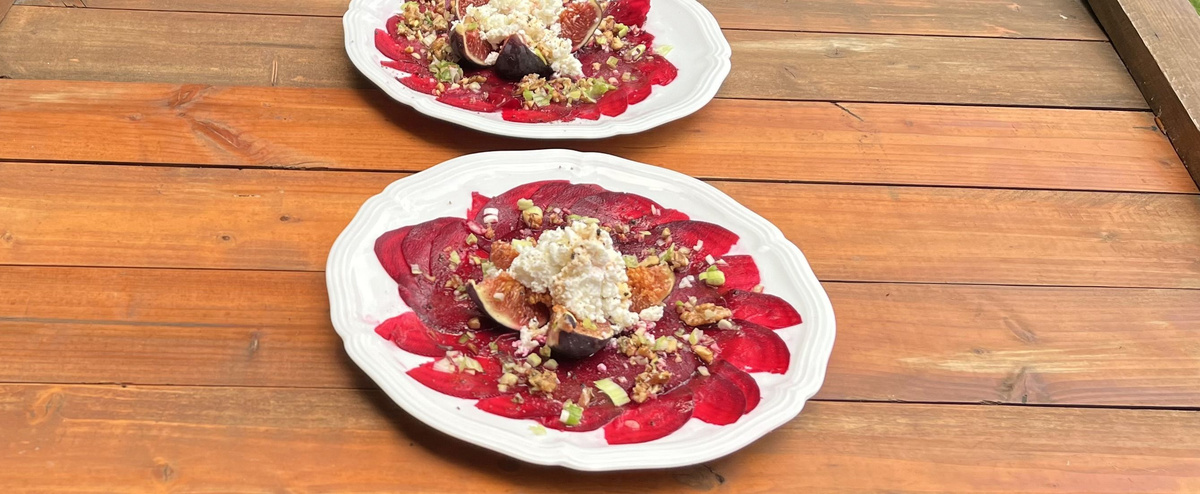 Feigen-Rote-Bete-Carpaccio