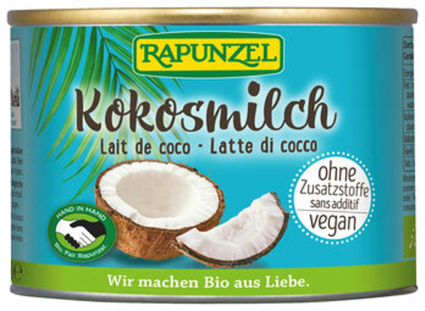 Produktfoto zu Rapunzel Kokosmilch 200ml