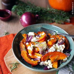 Produktfoto zu Ofen-Kürbis mit Feta